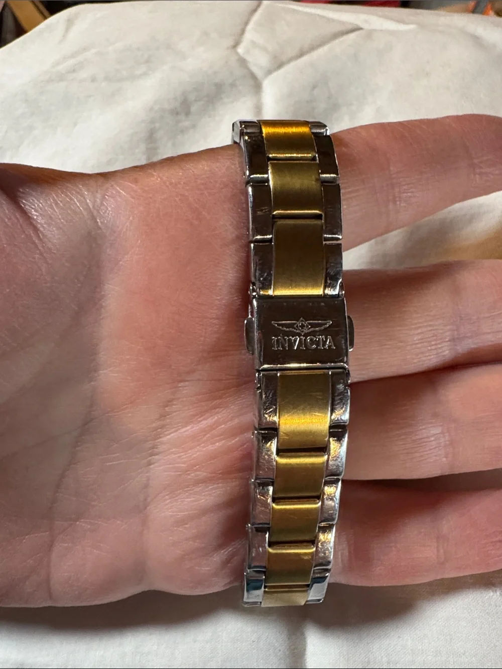 Invicta Lupah “The Last Word” Silver and Gold Two-Tone Men's Watch
